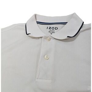 *Lot Of 2** Medium Izod Polo Shirts 1x White 1x Baby Blue